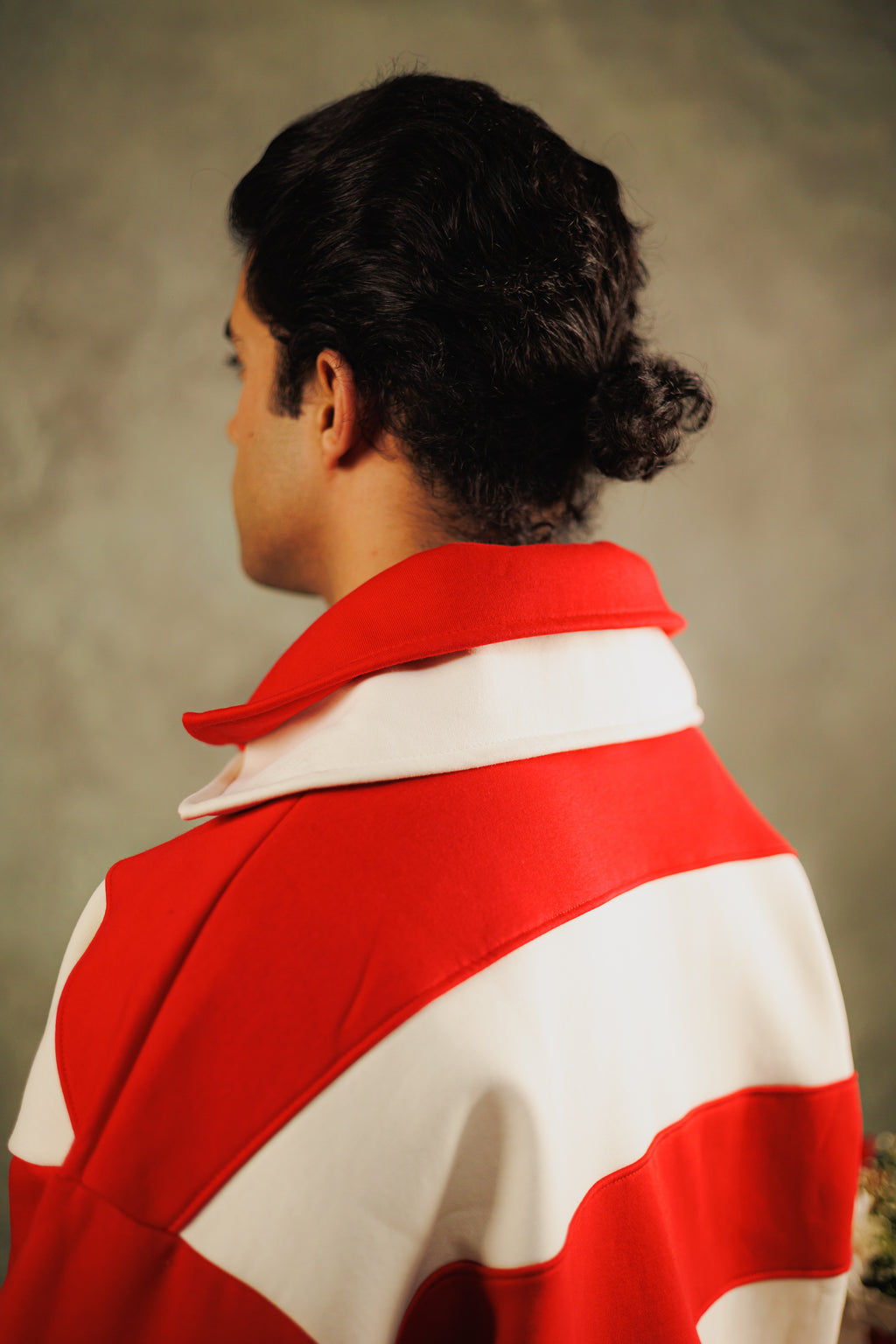 Redline Twin collar Sweatshirt